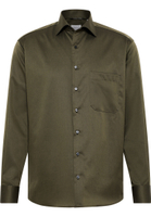 COMFORT FIT Cover Shirt in jade plain