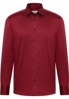 MODERN FIT Luxury Shirt in robijnrood vlakte