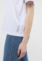 Shirt in off-white printed