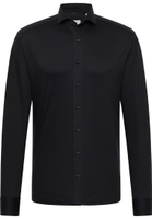 MODERN FIT Jersey Shirt noir uni