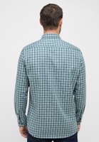 MODERN FIT Shirt in sage green checkered