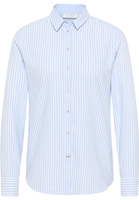 Oxford Shirt Bluse in hellblau gestreift