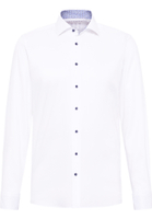 SLIM FIT Performance Shirt in white structured
