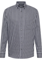 COMFORT FIT Shirt in anthracite checkered