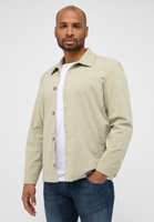 MODERN FIT Overshirt in grün unifarben