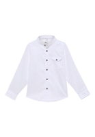 Soft Luxury Shirt in wit vlakte