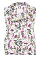 COMFORT FIT Overhemd in magnolia gedrukt