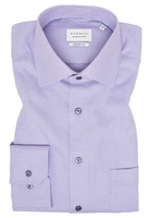 COMFORT FIT Hemd in lavender strukturiert