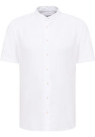 SLIM FIT Linen Shirt in white plain