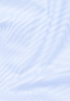 SLIM FIT Hemd in hellblau strukturiert