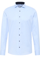 SLIM FIT Cover Shirt in lyseblå vlakte