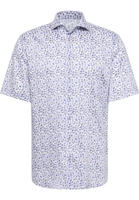 MODERN FIT Performance Shirt in blue printed