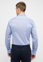 SLIM FIT Overhemd in hemelsblauw gedrukt
