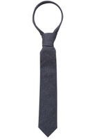 Krawatte in grau unifarben