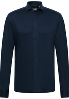 MODERN FIT Jersey Shirt bleu foncé uni