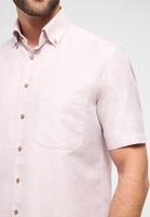 COMFORT FIT Linen Shirt in sand plain