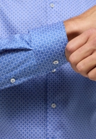 SLIM FIT Overhemd in lyseblå gedrukt
