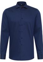 SLIM FIT Shirt in navy structured