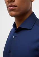 SLIM FIT Shirt in navy structured