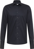 SLIM FIT Shirt in graphite structured
