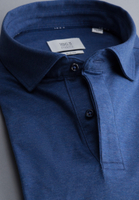 SLIM FIT Jersey Shirt in blau unifarben