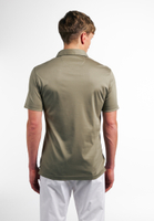 SLIM FIT Jersey Shirt in grün unifarben