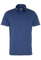 SLIM FIT Jersey Shirt in blau unifarben