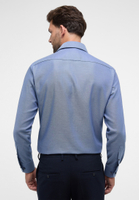MODERN FIT Overhemd in blauwgroen gestructureerd
