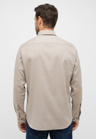 MODERN FIT Overhemd in taupe vlakte
