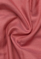 COMFORT FIT Overhemd in rood gestructureerd