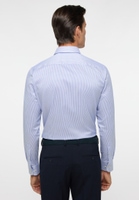 SLIM FIT Shirt in royal blue striped