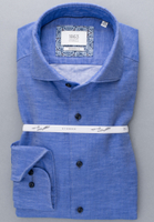 MODERN FIT Linen Shirt bleu moyen uni
