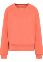 Knitted jumper in mandarin plain