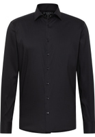 MODERN FIT Performance Shirt in zwart vlakte