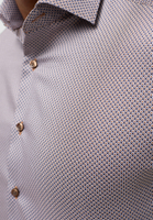 MODERN FIT Overhemd in bruin gedrukt