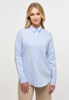 shirt-blouse in sky blue plain