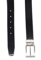Belt in black plain