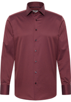 MODERN FIT Luxury Shirt in purpur unifarben