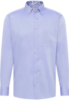 MODERN FIT Hemd in royal blau unifarben