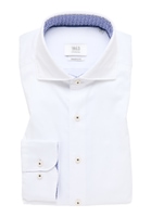 MODERN FIT Soft Luxury Shirt in off-white plain