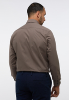 MODERN FIT Original Shirt in walnut unifarben