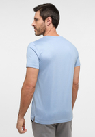 Shirt in lyseblå vlakte