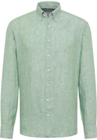 MODERN FIT Shirt in apple green plain