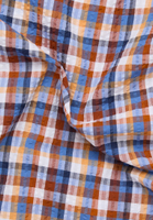 MODERN FIT Overhemd in oranje geruit