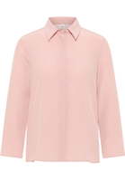 shirt-blouse in rose plain