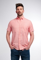 REGULAR FIT Overhemd in perzik vlakte
