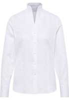 shirt-blouse in white structured