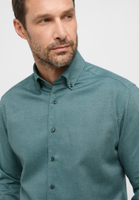 MODERN FIT Shirt in jade plain