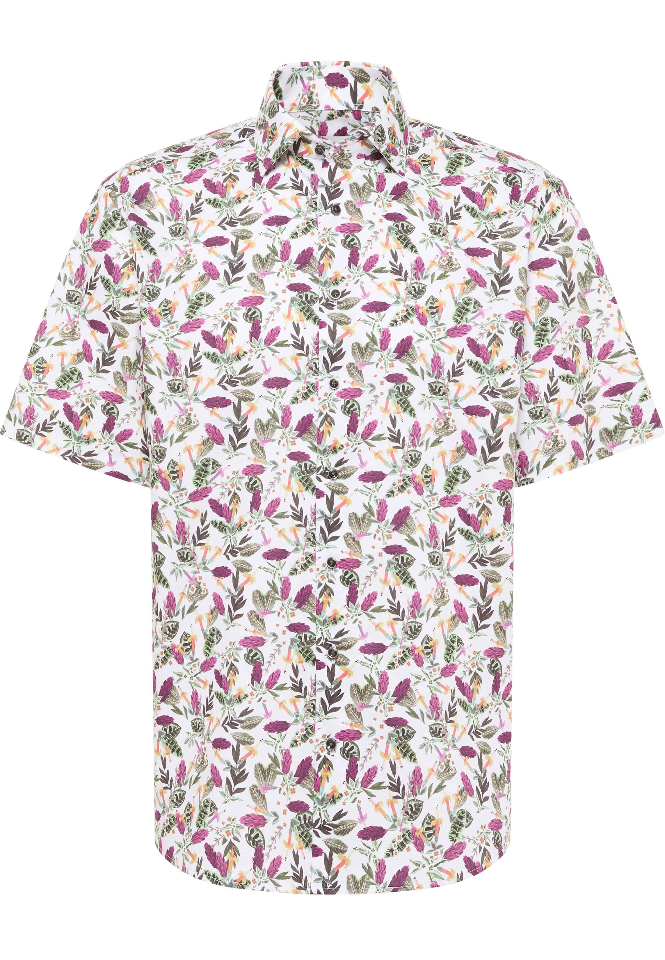 COMFORT FIT Shirt in magnolia printed