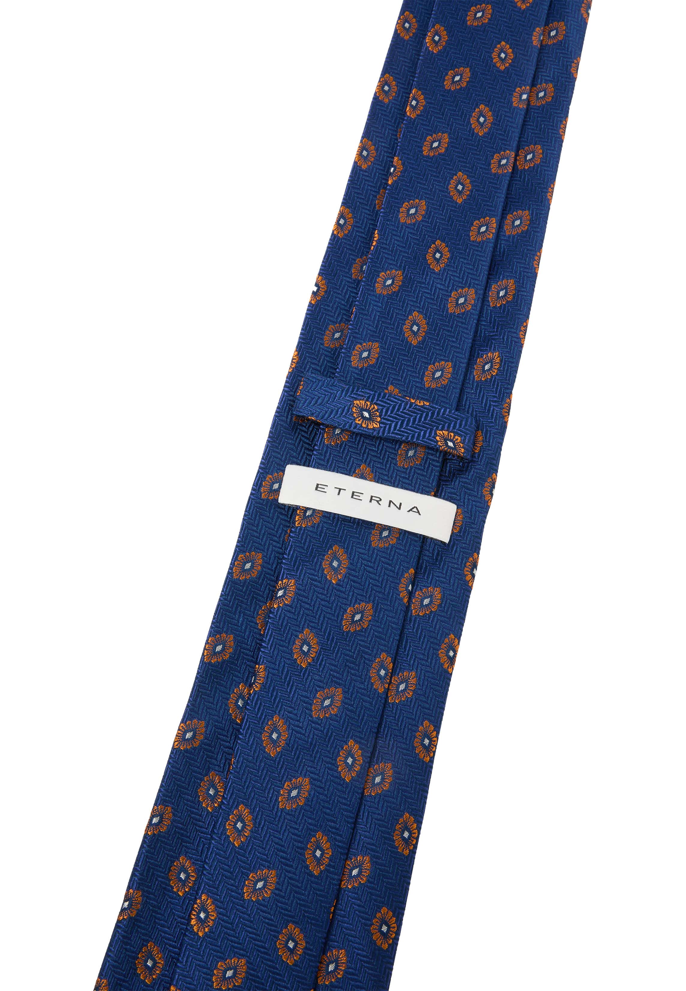Tie in mandarin patterned
